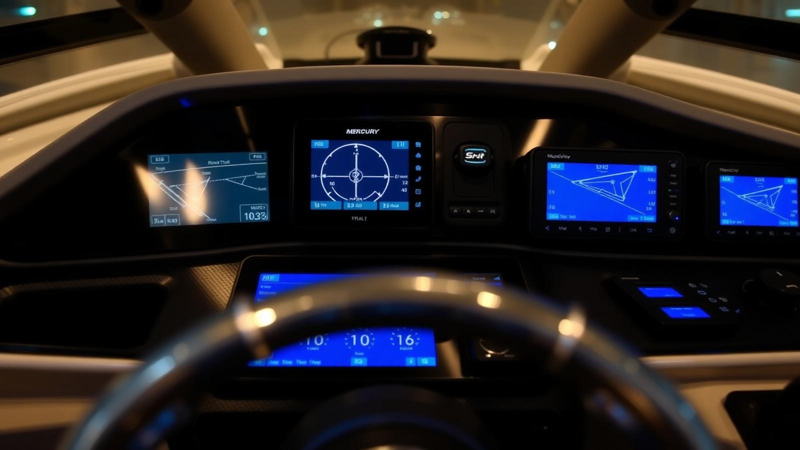 Technologies Mercury Marine — joystick, SmartCraft, VesselView